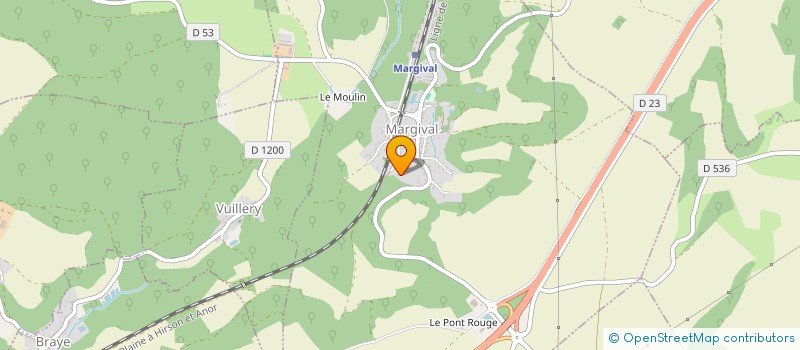 localisation de l'entreprise SCI M.M.B.B.  MARGIVAL