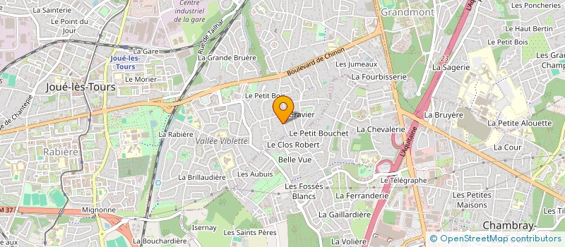 localisation de l'entreprise SCI M.M.C. à JOUE-LES-TOURS