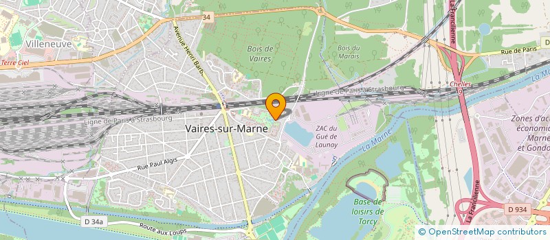 localisation de l'entreprise SCI M.M.C.L  VAIRES-SUR-MARNE