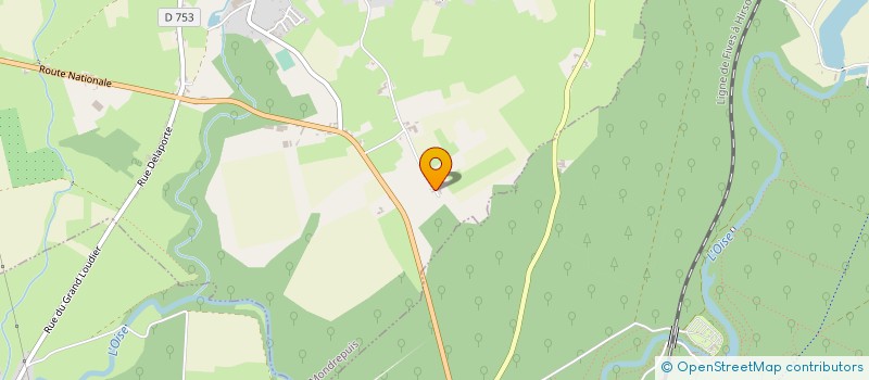 localisation de l'entreprise SCI M&M INVESTISSEMENT  MONDREPUIS