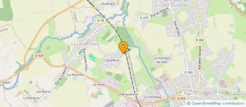 localisation de l'entreprise SCI M.M.L.D.D. à LA LANDE-PATRY