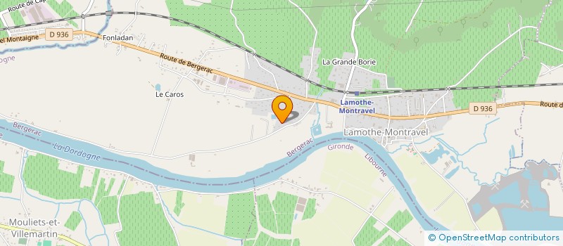 localisation de l'entreprise SCI M.M.M  MONTCARET