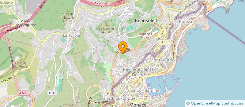 localisation de l'entreprise SCI M.M.M  BEAUSOLEIL