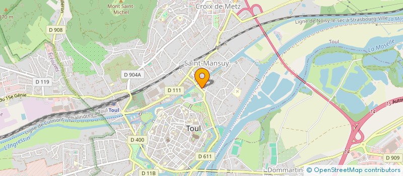 localisation de l'entreprise SCI M.M.O  TOUL