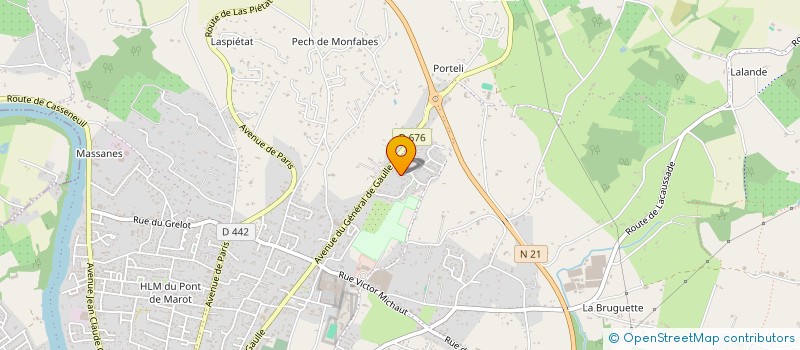 localisation de l'entreprise SCI M&M PARTNERS  VILLENEUVE-SUR-LOT