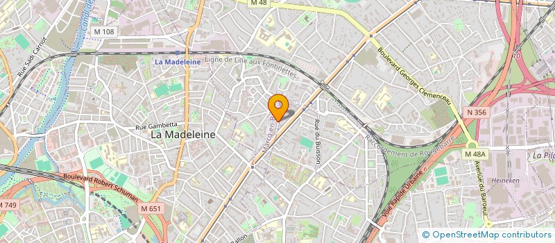 localisation de l'entreprise SCI M&M'S à MARCQ-EN-BARŒUL