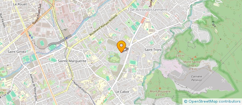 localisation de l'entreprise SCI M.M.S.B  MARSEILLE