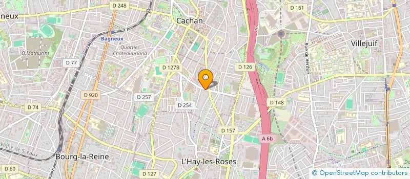 localisation de l'entreprise SCI M.M.S.K  CACHAN