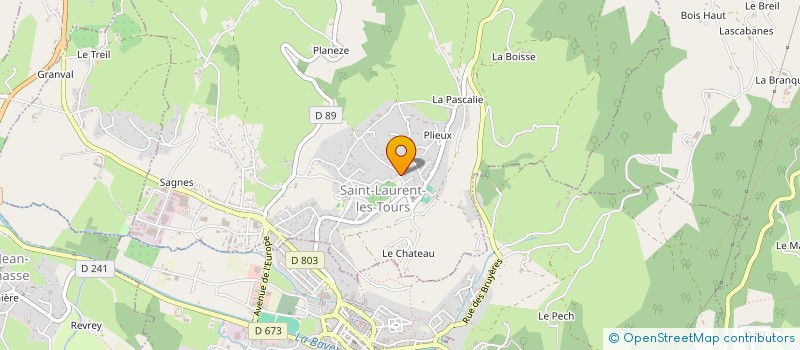 localisation de l'entreprise SCI M.M.T.  SAINT-LAURENT-LES-TOURS