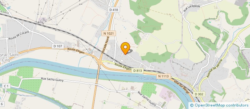 localisation de l'entreprise SCI M M TRENQUE  COLAYRAC ST CIRQ