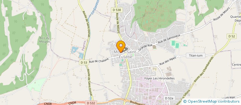 localisation de l'entreprise SCI M&M VERDUGO  MOURS-SAINT-EUSEBE