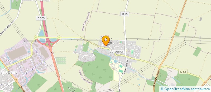 localisation de l'entreprise SCI-M&M77  VOISENON