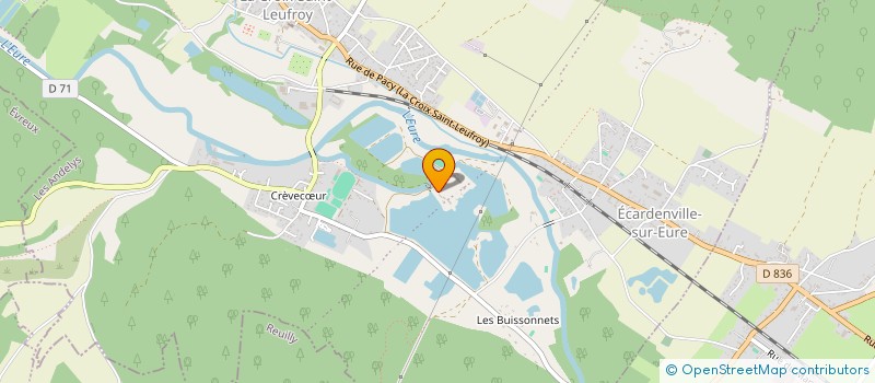 localisation de l'entreprise SCI M & MFL  CLEF VALLEE D'EURE