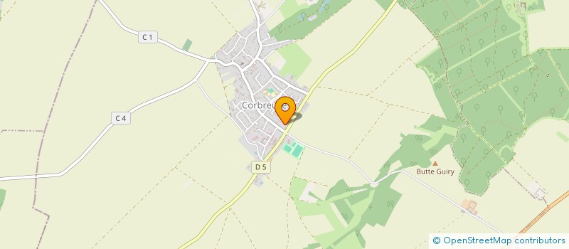 localisation de l'entreprise SCI M.N.A.C.  CORBREUSE