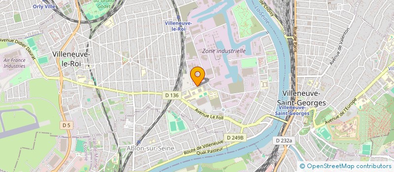 localisation de l'entreprise SCI M.N.C.  VILLENEUVE-LE-ROI