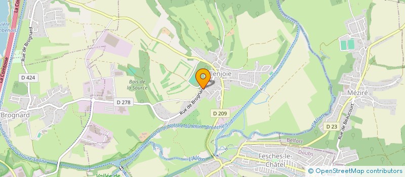 localisation de l'entreprise SCI M.N.G.  ALLENJOIE