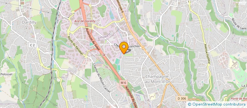 localisation de l'entreprise SCI M & N PATRIMOINE  CHAMPAGNE-AU-MONT-D'OR