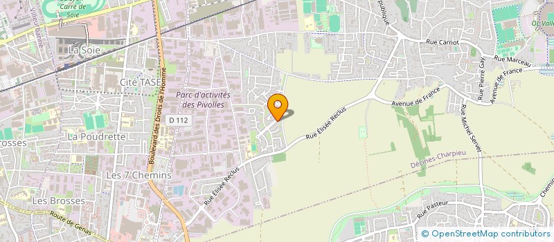 localisation de l'entreprise SCI M.N.R.S. TARIQ  DECINES-CHARPIEU