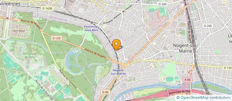 localisation de l'entreprise SCI M N S à NOGENT-SUR-MARNE