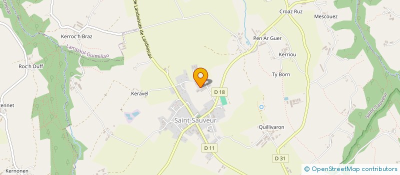 localisation de l'entreprise SCI M.N.S.  SAINT-SAUVEUR