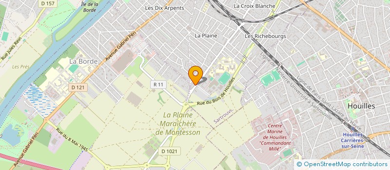 localisation de l'entreprise SCI M.N.S  SARTROUVILLE