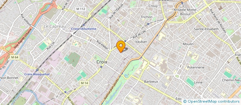 localisation de l'entreprise SCI M&N'S à CROIX