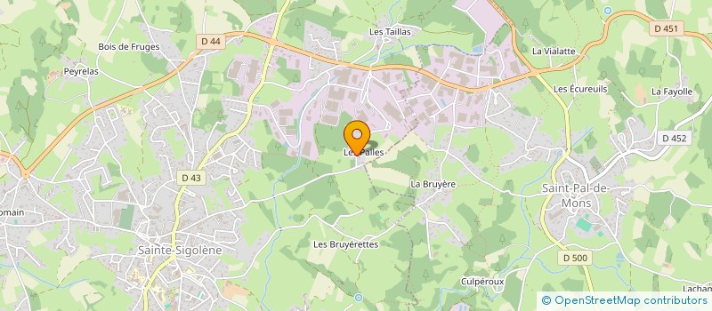 localisation de l'entreprise SCI M.N.Y à SAINTE-SIGOLENE