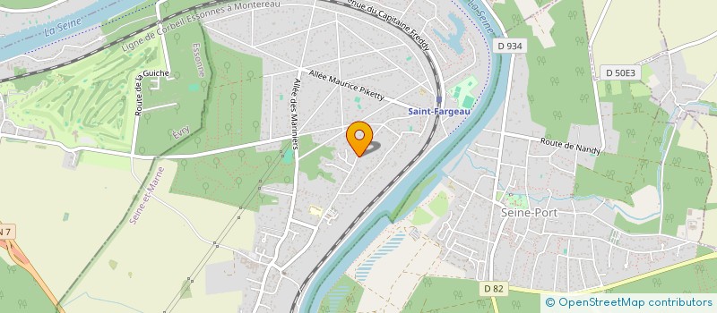 localisation de l'entreprise SCI M.NAHLA  SAINT-FARGEAU-PONTHIERRY