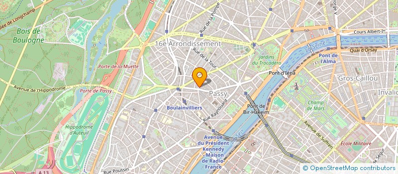 localisation de l'entreprise SCI M NIZARD  PARIS