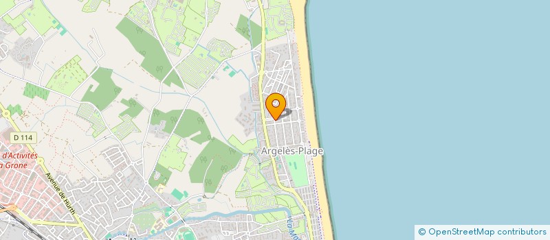 localisation de l'entreprise SCI M.O.A.G.C. à ARGELES-SUR-MER