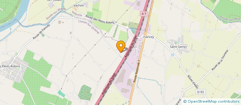 localisation de l'entreprise SCI M.O.GREG  LIVRON-SUR-DROME