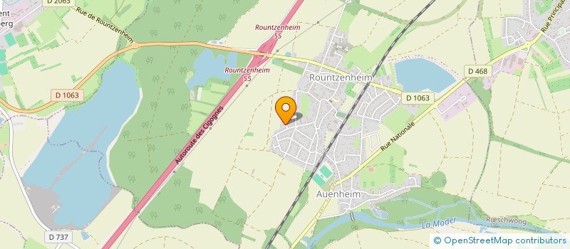 localisation de l'entreprise SCI M.O.J  ROPPENHEIM