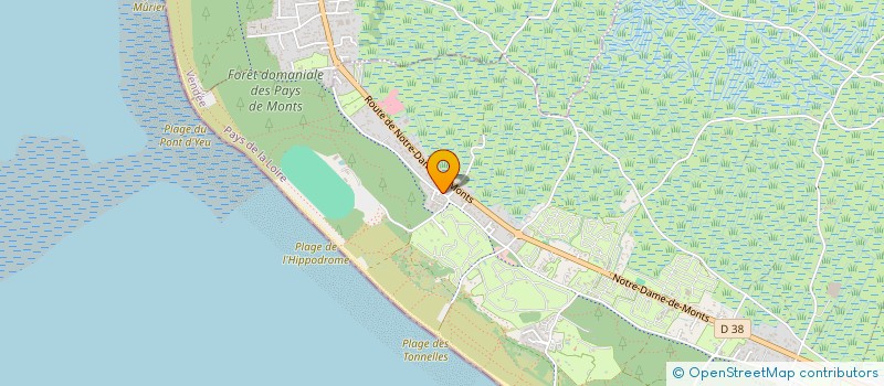 localisation de l'entreprise SCI M.O.L.  SAINT-JEAN-DE-MONTS