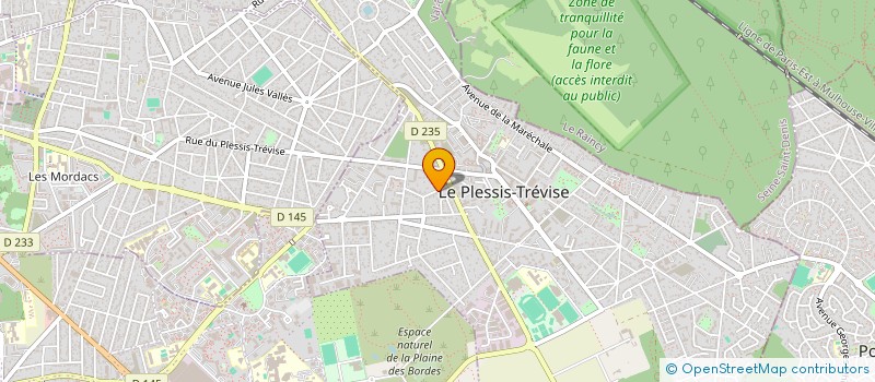 localisation de l'entreprise SCI M.O.N.E.T.  LE PLESSIS-TREVISE