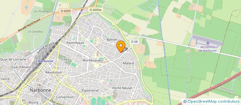 localisation de l'entreprise SCI M.O.S à NARBONNE