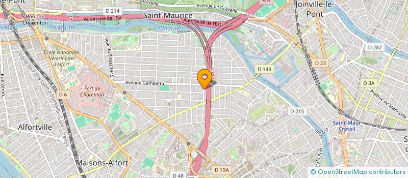 localisation de l'entreprise SCI M.P.4 à MAISONS-ALFORT
