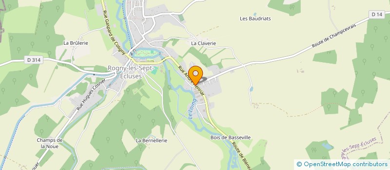 localisation de l'entreprise SCI M.P.  ROGNY-LES-SEPT-ECLUSES