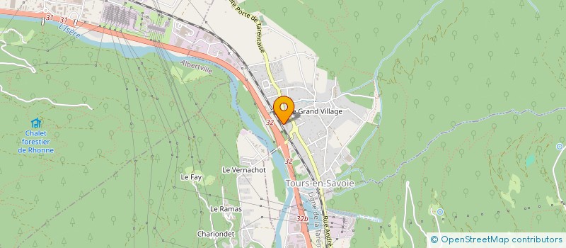 localisation de l'entreprise SCI M.P  TOURS-EN-SAVOIE