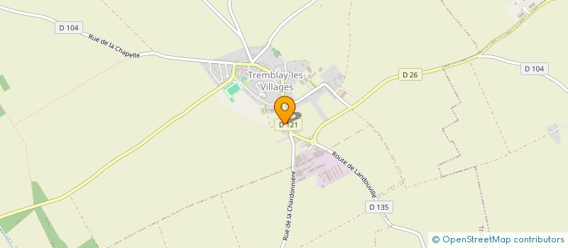 localisation de l'entreprise SCI M.P. à TREMBLAY-LES-VILLAGES