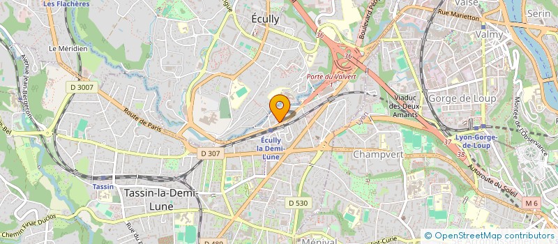 localisation de l'entreprise SCI M&P  TASSIN-LA-DEMI-LUNE