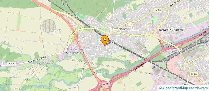 localisation de l'entreprise SCI M&P  LUTTERBACH