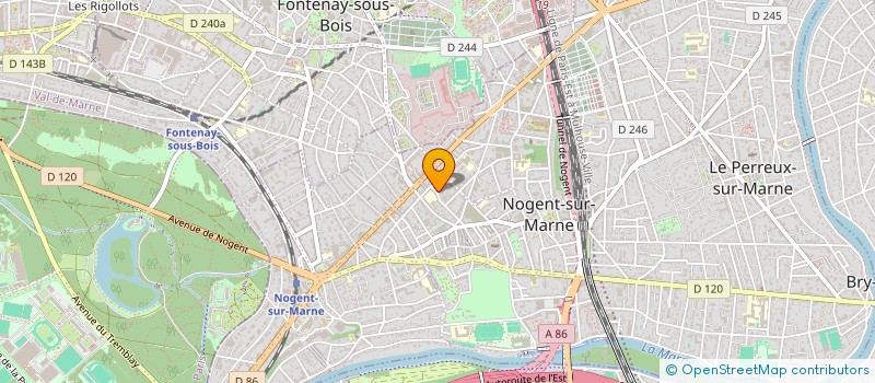 localisation de l'entreprise SCI M.P.A. à NOGENT-SUR-MARNE
