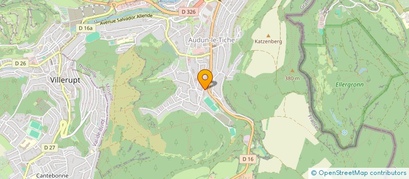 localisation de l'entreprise SCI M P A Y à AUDUN-LE-TICHE