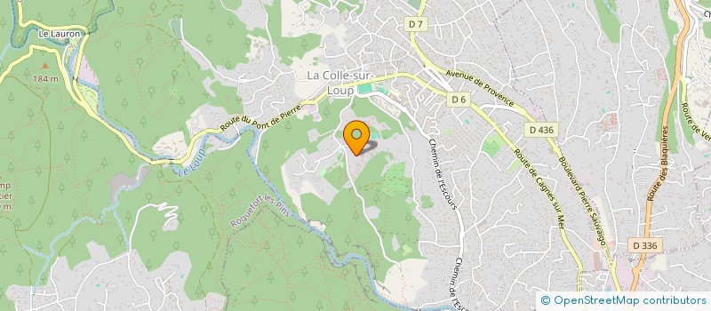 localisation de l'entreprise SCI M.P.C  LA COLLE-SUR-LOUP