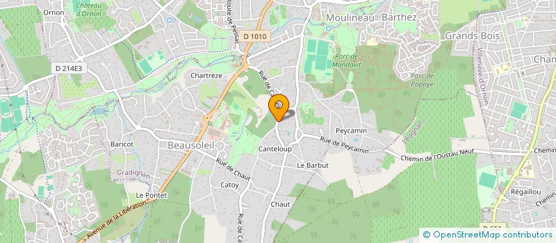 localisation de l'entreprise SCI M.P.C.H. à GRADIGNAN