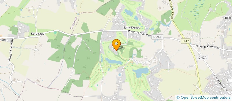 localisation de l'entreprise SCI M.P. DE ST DENAC  SAINT-ANDRE-DES-EAUX