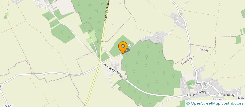 localisation de l'entreprise SCI M.P.F.  LE PLESSIS-GROHAN