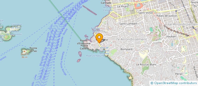 localisation de l'entreprise SCI M.P.J à MARSEILLE