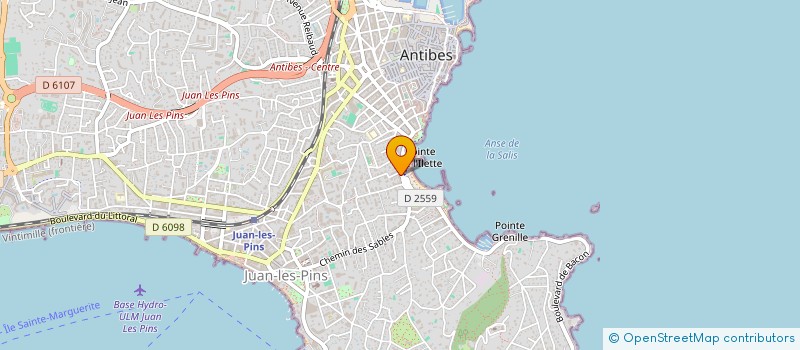 localisation de l'entreprise SCI M.P.L.P. à ANTIBES