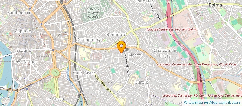localisation de l'entreprise SCI M.P.M. 98  TOULOUSE